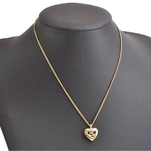Christian Dior Heart Necklace Vintage